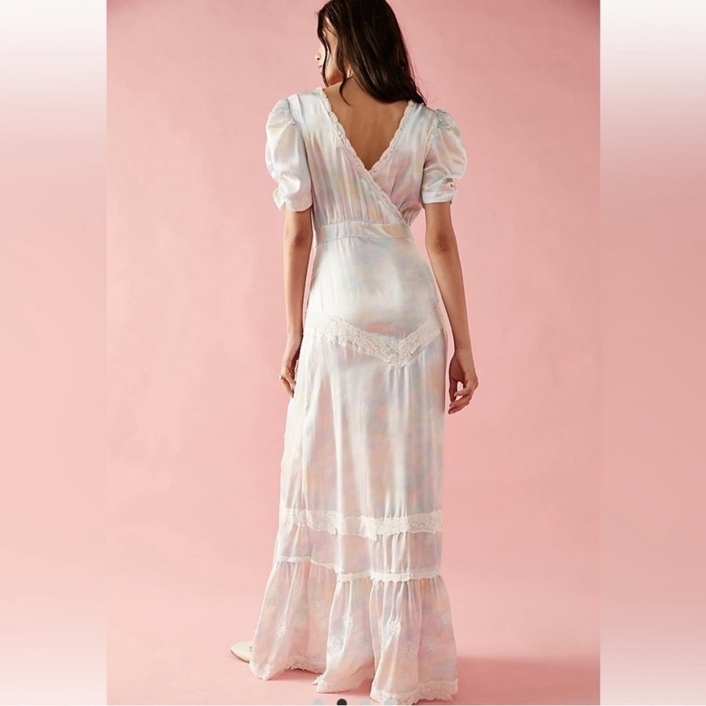 LoveShackFancy Quintessa Maxi Dress in Fairytale Tie Dye Size 0 NWT - Picture 5 of 13